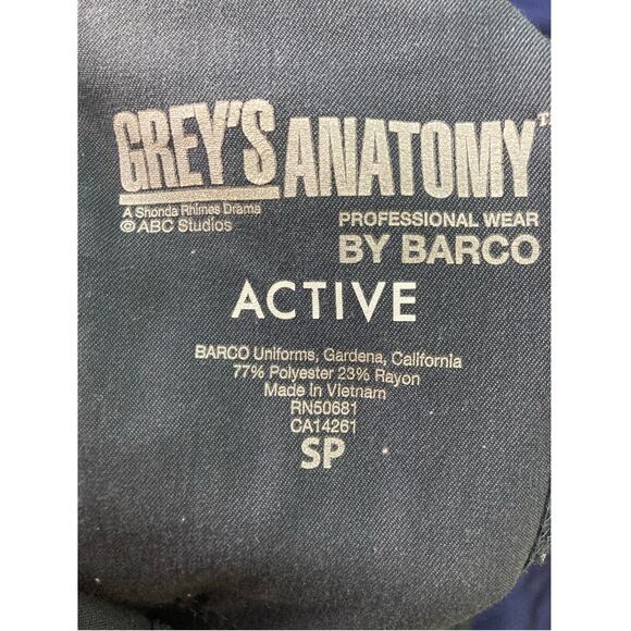 Greys Anatomy Nursing Pants with Draw String by Barco Size S - Picture 6 of 7